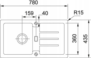 Кухонная раковина Franke Strada SAG 614-78 114.0320.328, графит