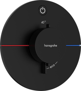 Смеситель для ванны Hansgrohe ShowerSelect Comfort S 15553670, матовый черный
