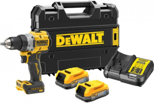 Аккумуляторная дрель-шуруповерт DeWALT DCD800P2TQW, с АКБ и ЗУ
