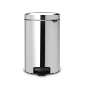 Мусорное ведро с педалью Brabantia NewIcon 111907 20л, матовая сталь