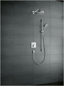 Верхний душ Hansgrohe Raindance Select S 240 2jet с рукояткой 390 мм 26466400 хром/белый