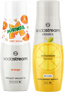 Набор сиропов SodaStream Mirinda Zero + Lemonade, без сахара