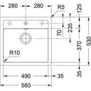 Кухонная раковина Franke SIRIUS SID 610 14.0264.013 114.0264.013, бежевый