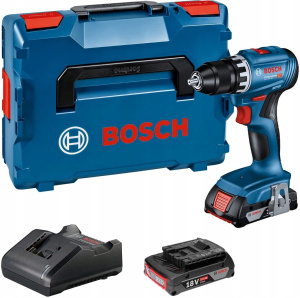 Аккумуляторная дрель-шуруповерт Bosch GSR 18V-45 2 АКБ и ЗУ в кейсеK3203