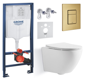 Комплект инсталляции Grohe с унитазом Imprese Tornado
