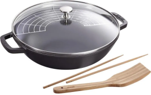 Чугунный вок Staub Ø 30 см, чёрный 40511-344-0