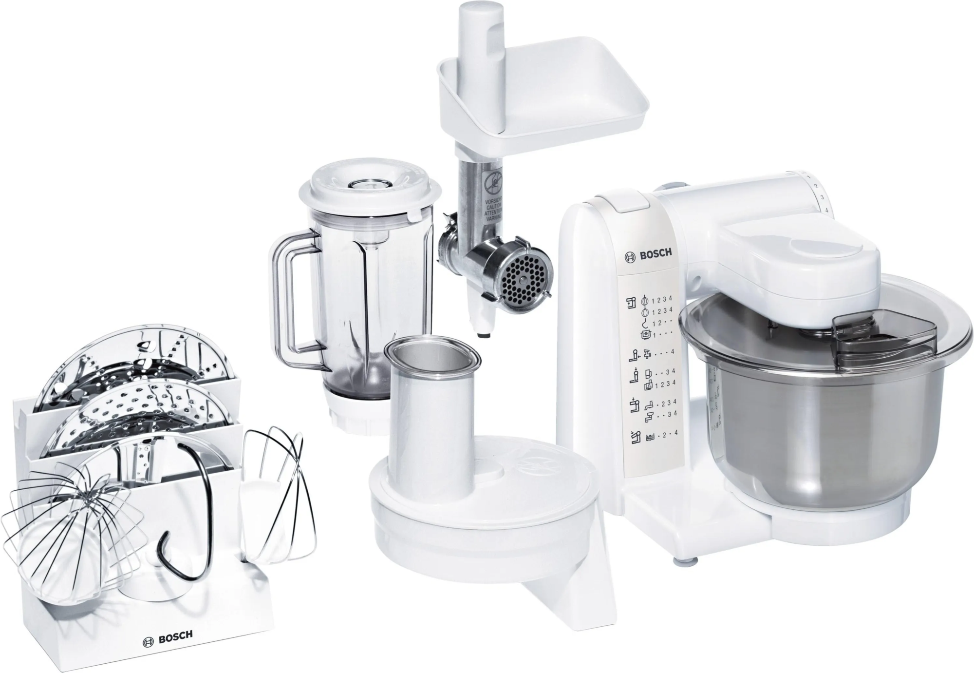 Кухонный комбайн Bosch MUM4875EU, белый