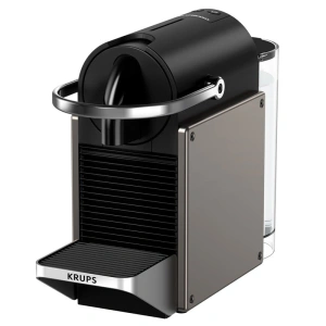 Капсульная кофемашина Krups Nespresso Pixie XN306T, титан
