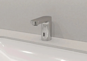 Бесконтактный отдельно стоящий смеситель для раковины Hansgrohe 71504000, хром