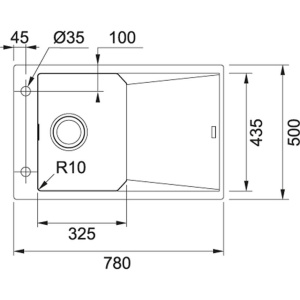 Кухонная раковина Franke Fxg 611-78 114.0528.643, графит