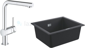 Кухонная мойка сосмесителем Grohe K700 + 2090