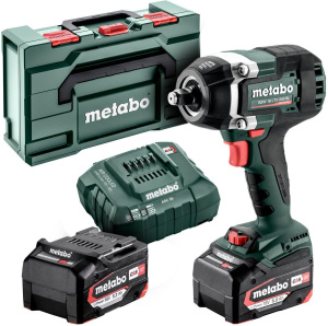 Аккумуляторный ударный гайковерт Metabo SSW 18 LTX 800 BL с 2 АКБ, в кейсе