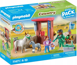 Игровой набор Playmobil 71471 Набор Начинающий Ветеринар с осликами Country Farm