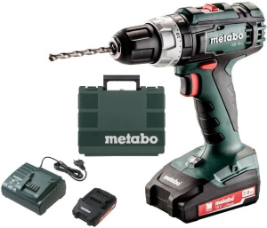 Дрель-шуруповёрт аккумуляторная Metabo SB 18 L 602317500 в кейсе с 2 аккумуляторами 18 V/2.0 Ah и ЗУ