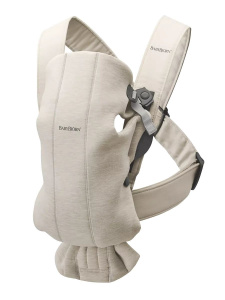 Рюкзак-Кенгуру для новорожденных BabyBjorn Mini 3D Jersey 0210.87 (Light Beige)