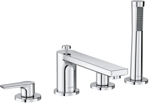 Смеситель для ванны и душа Kludi Zenta SL 484240565, хром