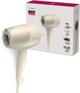 Фен Philips SenseIQ Series 9000 BHD829/00, бежевый