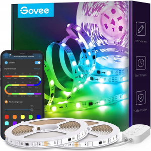 Светодиодная лента Govee H6126 6918578609997, RGBIC, 10 м, многоцветная