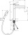 Смеситель для раковины Hansgrohe Finoris 76220000, хром