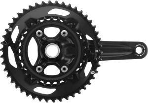 Шатун Shimano Grx Fc Rx600 2x10 скоростей 46 30 зуб., черная, 170 мм