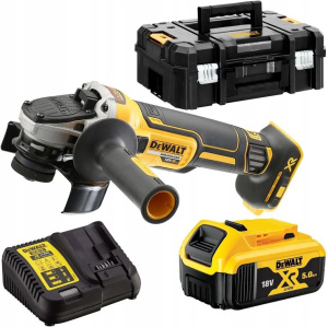 Аккумуляторная угловая шлифмашина DeWALT DCG405P1, с АКБ и ЗУ