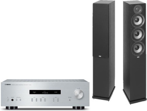 Стереокомплект Yamaha A-S201 + ELAC Debut 2.0 F5.2