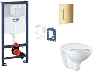 Комплект инсталляции Grohe Rapid SL Softclose Skate Cosmopolitan