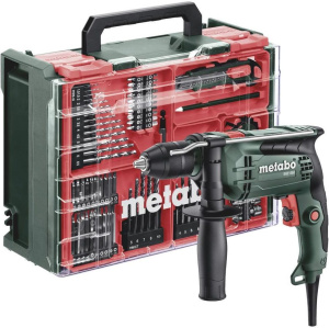 Ударная дрель Metabo SBE 650 Set + мобильная мастерская