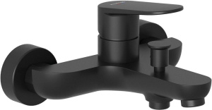 Смеситель для ванны и душа Kludi X1 326913975, матовый черный
