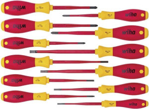 Набор отверток Wiha SoftFinish electric slimFix 41003 12 шт