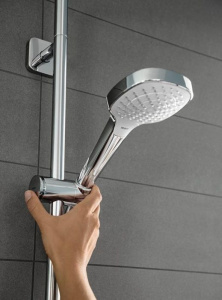 Душевой набор Hansgrohe Croma Select E 26591400, хром белый матовый