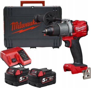 Аккумуляторная ударная дрель-шуруповерт Milwaukee M18 FPD2-502X 2х5,0 Ач в кейсе HD Box с АКБ и ЗУ