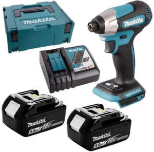 Ударный шуруповёрт Makita DTD157RTJ 18V LXT с АКБ 2x5,0 Ah и ЗУ