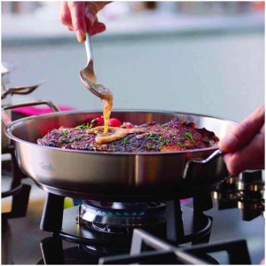 Стальная сковорода с крышкой FISSLER Original Profi Collection 2.0 28 cm