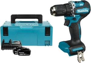 Аккумуляторная дрель-шуруповёрт Makita DDF487RTJ 18 В, 2×5,0 А·ч АКБ, ЗУ, кейс Makpac
