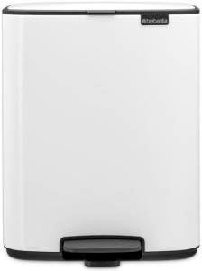 Мусорное ведро с педалью Brabantia 236907 12л, белое