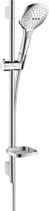 Душевой набор Hansgrohe Raindance Select E 120 / Unica S Puro 65 см 26620000 хром/белый