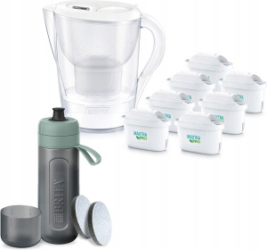Фильтр-кувшин BRITA Marella XL 3,5 л (7 картриджей MAXTRA PRO + бутылка Active)