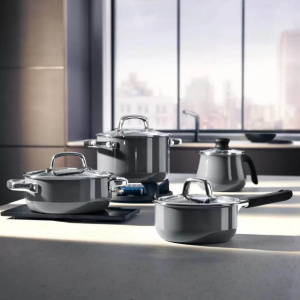 Низкая кастрюля WMF Fusiontec Platyna (514585290)