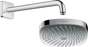 Верхний душ Hansgrohe Croma Select E 26524000 + 27446000 2jet 180мм, хром