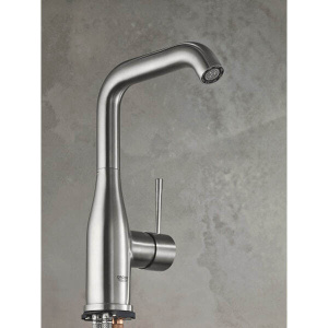 Смеситель для раковины Grohe Essence L 32628DC1, нержавеющая сталь