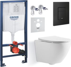 Инсталляция для унитаза, комплект Grohe + унитаз Tornado Imprese +