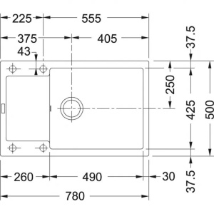 Кухонная раковина Franke Maris MRG 611-78 Xl 114.0633.165, матовый черный