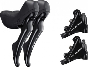 Левый рычаг переключения передач/тормоза Shimano, 2 скорости