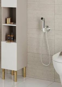 Ручной душ Hansgrohe Bidette 1jet S 29232340, шлифованный черный хром