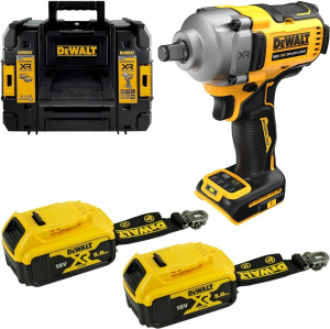 Аккумуляторный ударный гайковерт DeWALT DCF891P2LRT