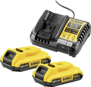 Набор аккумуляторов и зарядного устройства DeWALT DCB1104D2