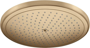 Верхний душ Hansgrohe Croma 26220140, шлифованная бронза
