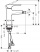 Смеситель для биде Hansgrohe Metropol 32520000, хром