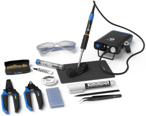 Набор для пайки iFixit FixHub Power Series IF145-781-1, 100 Вт, чёрно-синий.